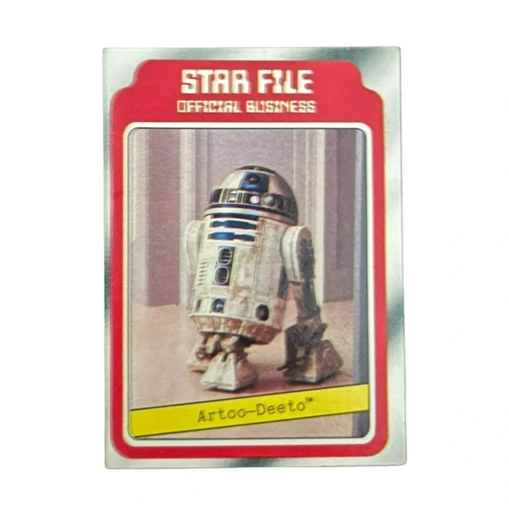 1980 Topps Star Wars Empire Strikes Back 1 R2-D2 Star File Card #7